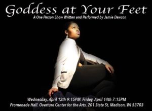 Goddess At Your Feet Poster